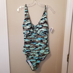 Camouflage One-Piece Swimsuit